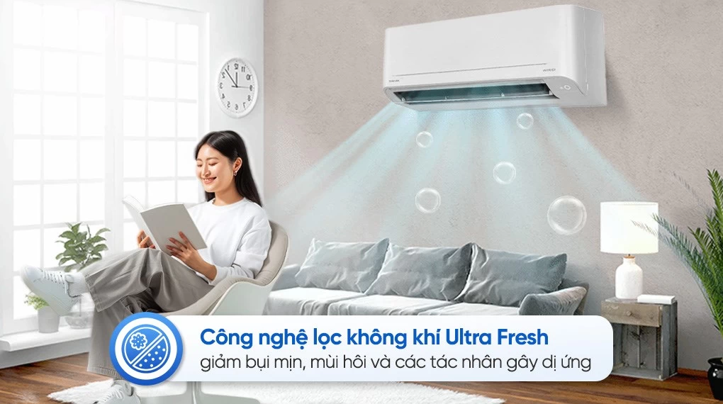 Máy lạnh Toshiba Inverter 1 HP RAS-H10S5KCV2G-V