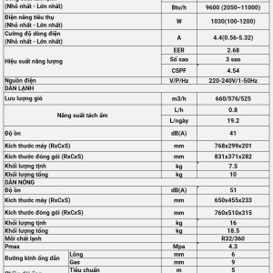 Máy Lạnh Nagakawa 9000 BTU 1 chiều Inverter NIS-C09R2U51