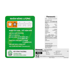 Máy Lạnh Panasonic 12000 BTU CU/CS-N12WKH-8M