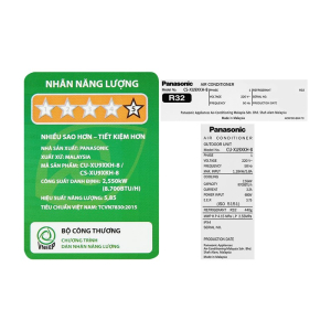 Máy Lạnh Panasonic Inverter 8700 BTU CU/CS-XU9XKH-8
