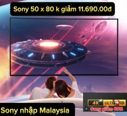 Google Tivi Sony 4K 50 inch KD-50X80K