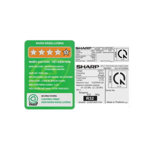Máy lạnh Sharp Inverter 1 HP AH-XP10CMW
