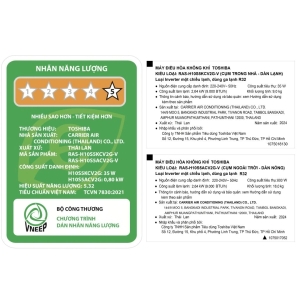 Máy lạnh Toshiba Inverter 1 HP RAS-H10S5KCV2G-V