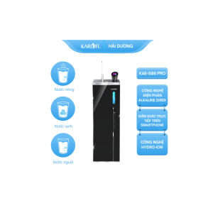 Máy lọc nước nóng lạnh Hydro-ion kiềm Karofi KAE-S86