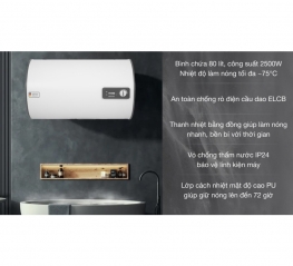 Máy nước nóng gián tiếp Stiebel Eltron 80 lít ESH 80 H Plus T-VN Máy nước nóng gián tiếp Stiebel Eltron 80 lít ESH 80 H Plus T-VN