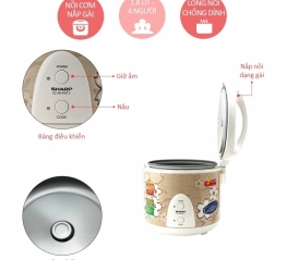 NỒI CƠM ĐIỆN CƠ 1,8L SHARP KS-N191ETV \