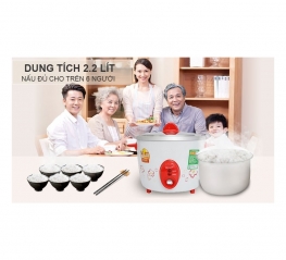 Nồi cơm điện Sharp 2.2 lít KSH-D22V