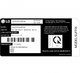 Smart Tivi OLED LG 4K 55 inch 55G4PSA