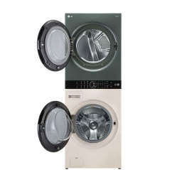 Tháp Máy Giặt CAO Cấp LG WASHTOWER 21 kg + Sấy 16 kg WT2116SHEG