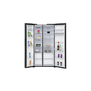 Tủ lạnh Aqua Inverter 569 lít Side By Side AQR-S633XA(WSL)
