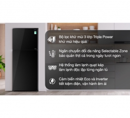 Tủ lạnh Hitachi Inverter 349 lít R-FVY480PGV0 GBK