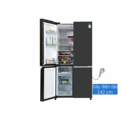 Tủ lạnh Hitachi Inverter 569 lít Multi Door R-WB640PGV1 GMG ( ĐEN NHÁM )