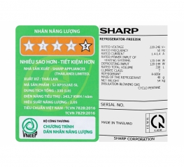 Tủ lạnh Sharp Inverter 330 lít SJ-XP352AE-SL