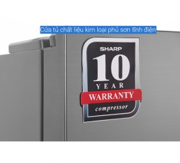 Tủ lạnh Sharp Inverter 401 lít Multi Door SJ-FXP480V-SL