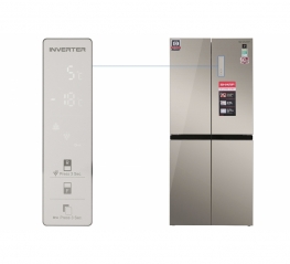 Tủ Lạnh Sharp Inverter 401 lít Multi Door SJ-FXP480VG-CH