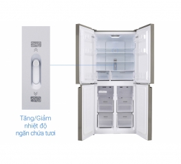 Tủ Lạnh Sharp Inverter 401 lít Multi Door SJ-FXP480VG-CH