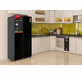 Tủ Lạnh Sharp Inverter 442 lít Side By Side SJ-SBX440VG-BK