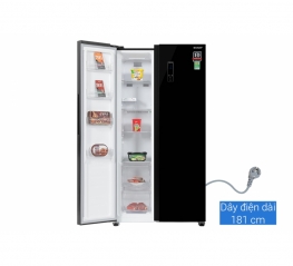 Tủ Lạnh Sharp Inverter 442 lít Side By Side SJ-SBX440VG-BK