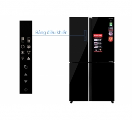 Tủ Lạnh Sharp Inverter 525 lít Multi Door SJ-FXP600VG-BK
