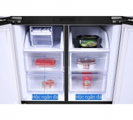 Tủ Lạnh Sharp Inverter 525 lít Multi Door SJ-FXP600VG-BK