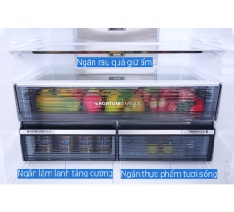 Tủ Lạnh Sharp Inverter 525 lít Multi Door SJ-FXP600VG-BK