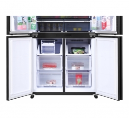 Tủ Lạnh Sharp Inverter 525 lít Multi Door SJ-FXP600VG-BK