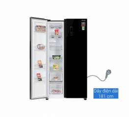 Tủ lạnh Sharp Inverter 532 lít Side By Side SJ-SBX530VG-BK