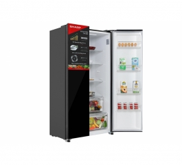 Tủ Lạnh Sharp Inverter 532 lít Side By Side SJ-SBX530VG-BK