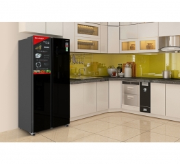 Tủ Lạnh Sharp Inverter 532 lít Side By Side SJ-SBX530VG-BK