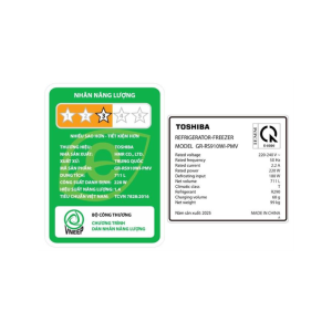 Tủ Lạnh Toshiba Inverter 711 lít Side By Side GR-RS910WI-PMV(06)-MG