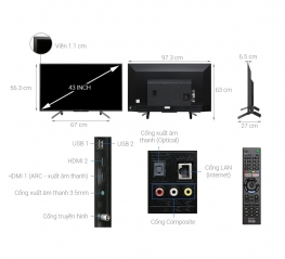 Tivi Smart Sony KDL50W660G (KDL-50W660G) - 50 inch, Full HD